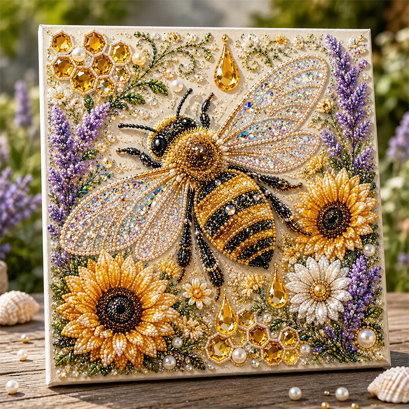 🦬✨ Highland Cow Pearl Art DIY Kit – Relaxing DIY Craft to Create Stunning Coastal Artwork