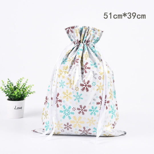 🎅Kerstuitverkoop 50% KORTING🎄Kerstcadeauzakjes met trekkoord (biologisch afbreekbaar)