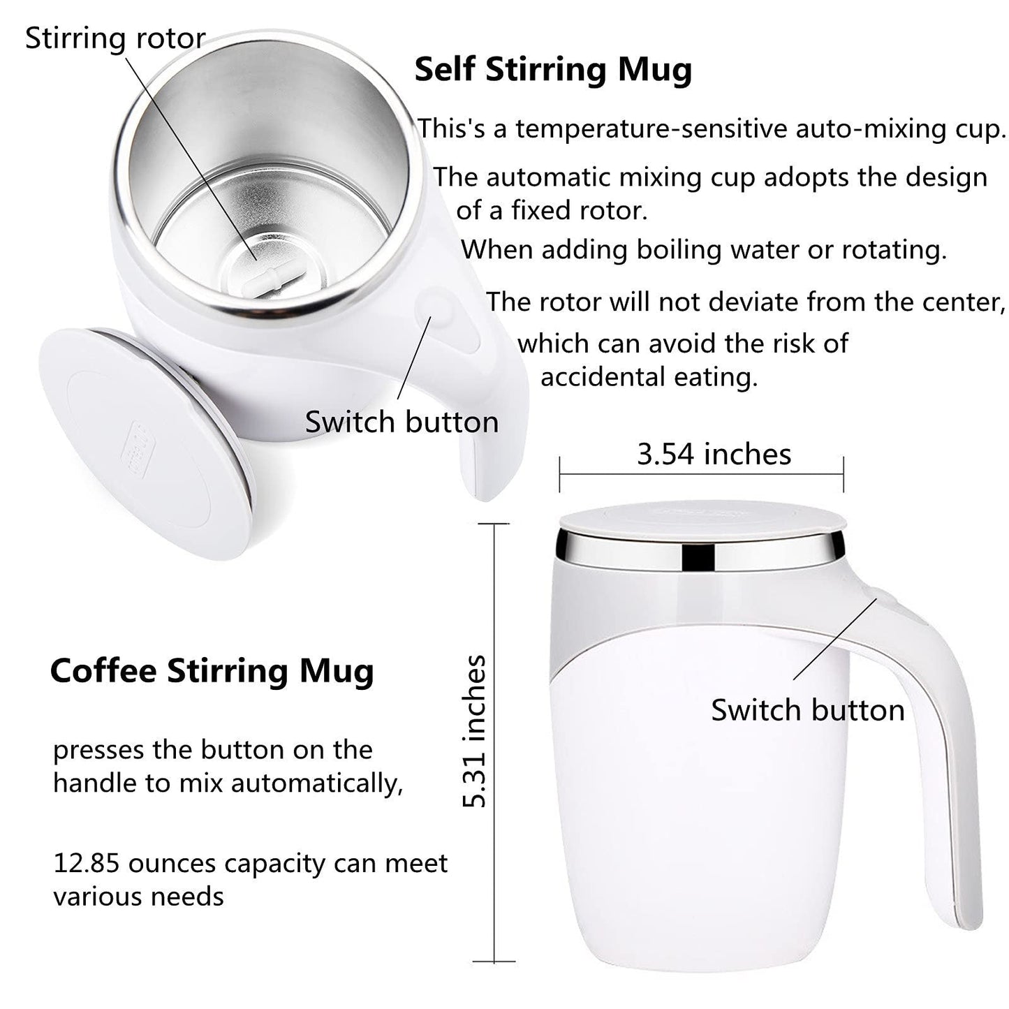 🎄Christmas Sales 49% OFF-Automatic Magnetic Stirring Coffee Mug