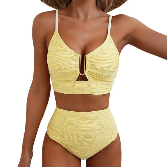 Push Up High Waist Bikini for kvinner