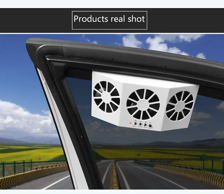 ✈️FREE SHIPPING✈️The New Solar Car Cooling Artifact [air circulation exhaust fan]