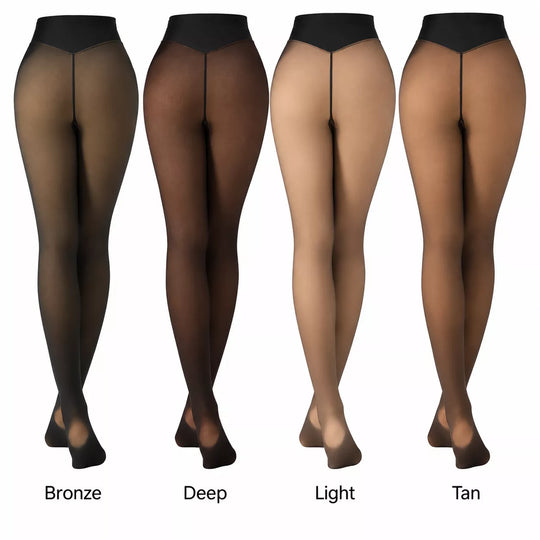 Viral One-Seam Shaping Fleece Leggings – High-Waisted Tummy Control & Warmth