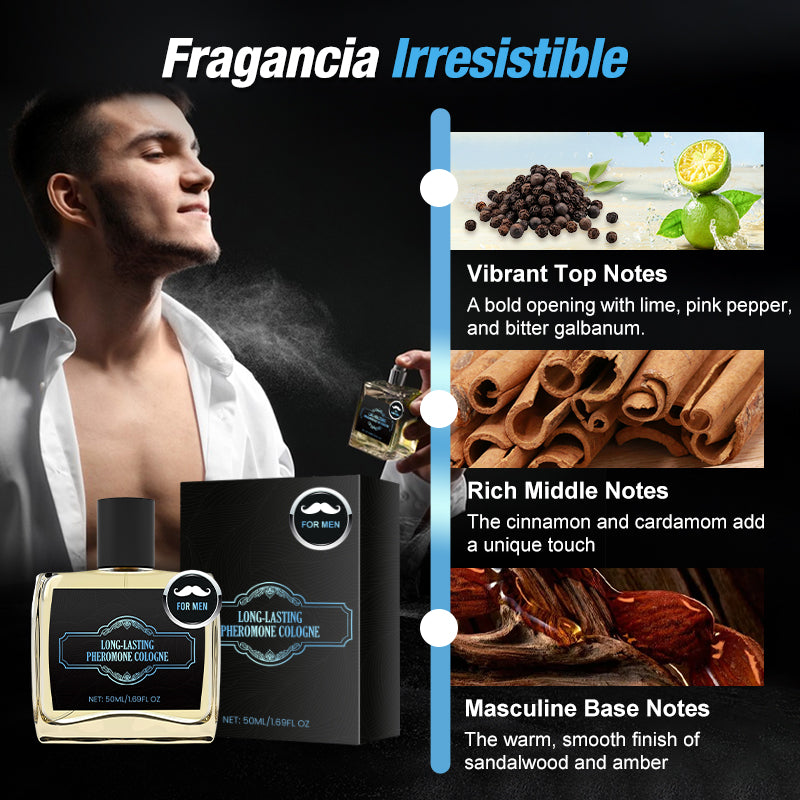 ⚡【Alfa-eliksir】Langvarig feromonparfyme for menn ⚡ | Vitenskapelig støttet tiltrekningsboost | 24-timers utholdenhet (nattklubbverifisert)