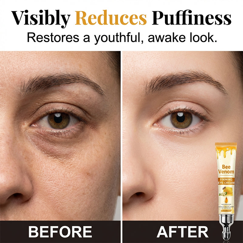 Firming Eye Cream with Natural Honey - Reduces Fine Lines & Wrinkles - Daily Use Skincare Routine - 20g - Firming Action & Natural Ingredients