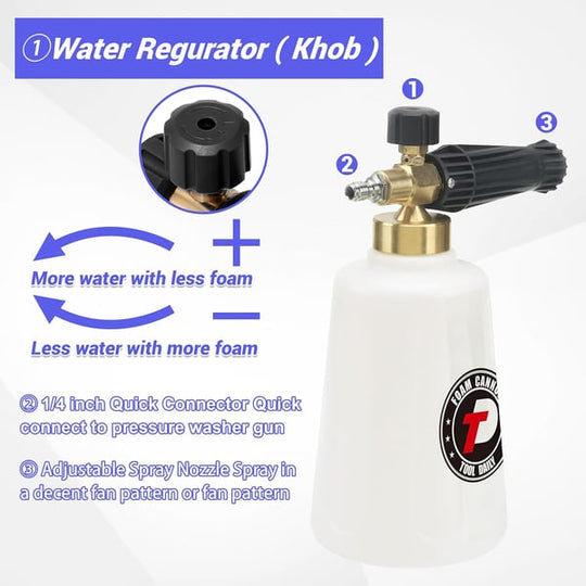 Multifunksjonsskum høyt trykk vannpistol