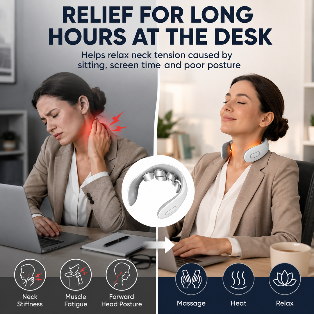Heated 4D Neck Massager / Portable 4D Neck Relaxer