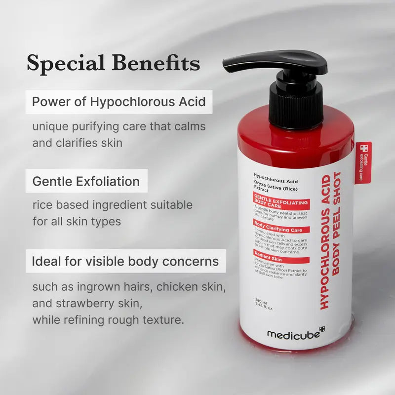 [Medicube] Duo di peeling di riso con acido ipocloroso per il viso & Corpo