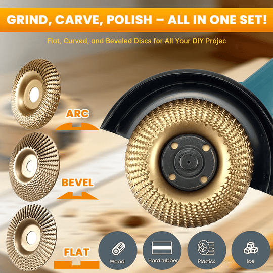 🏆Wood Carving Sanding Discs 🛠️Durable & Precision-Grit • Safe, Long-Lasting 🔒