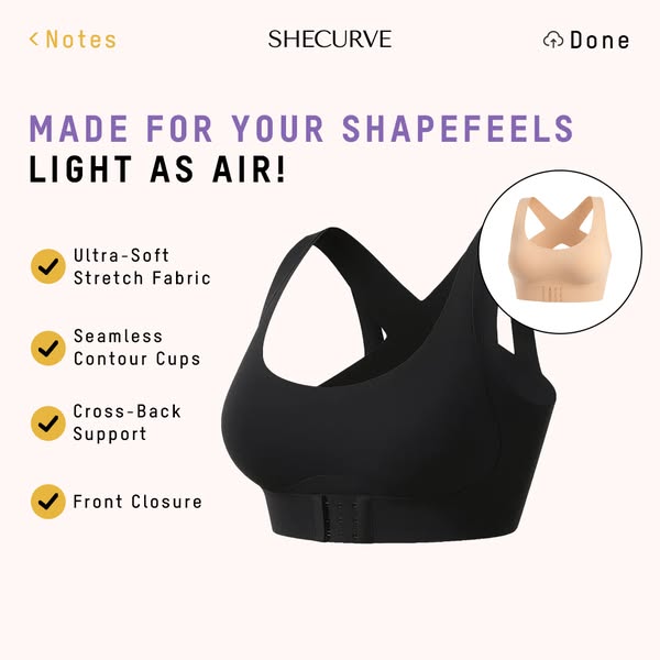 ⚡AlignLift Posture-Perfect Wireless Bra – All-Day Comfort, Breathable & Summer-Ready 💕