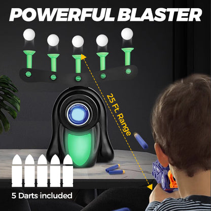 🎅Xmas Sales - 50% OFF🎄Glow-in-the-Dark Hovering Shooting Target Pistol Set