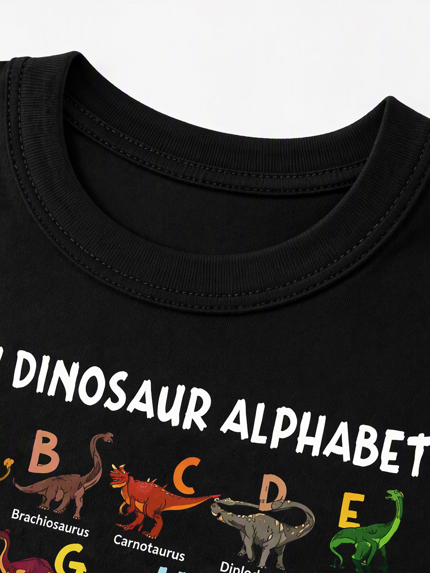 🦖Hot Sale 50% OFF✨Kids Dinosaur Alphabet Graphic T-Shirt