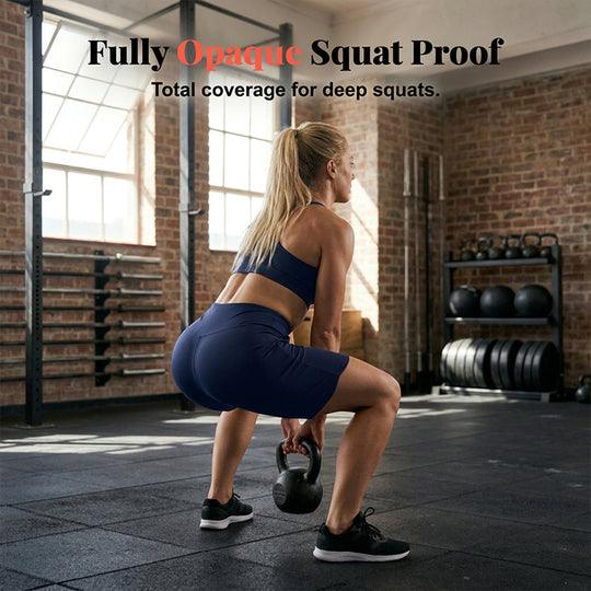 ⏰Last Day Sale 50% OFF🔥Women's High-Waist Yoga Shorts with Pockets