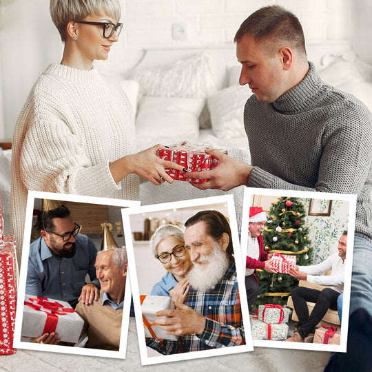 🔥Gi de eldre en varm vinter🍃Plysjberet i skinn