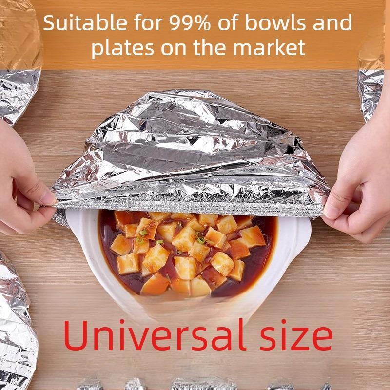 Home dining table food container aluminum foil heat-retaining cover