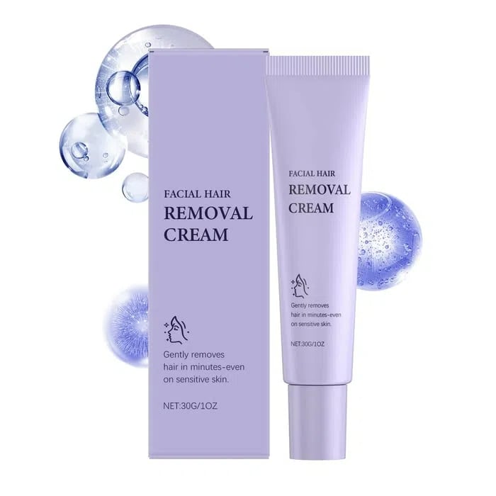 ❤️Finally!  Facial Hair Freedom: Gentle and Painless Facial Hair Removal Cream