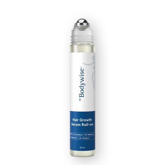 Be Bodywise Advanced roll-on serum za rast kose | 3% ružmarin | 2% amineksil | 3% redensy l 2% anagain | precizni aplikator za vlasište | paraben & Bez sulfata | Ne masti i ne ostavlja nered