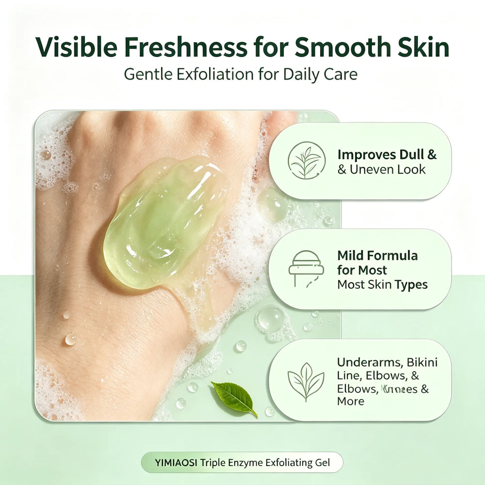 Green Tea Triple Enzyme Peeling Gel for Dark & Intimate Areas