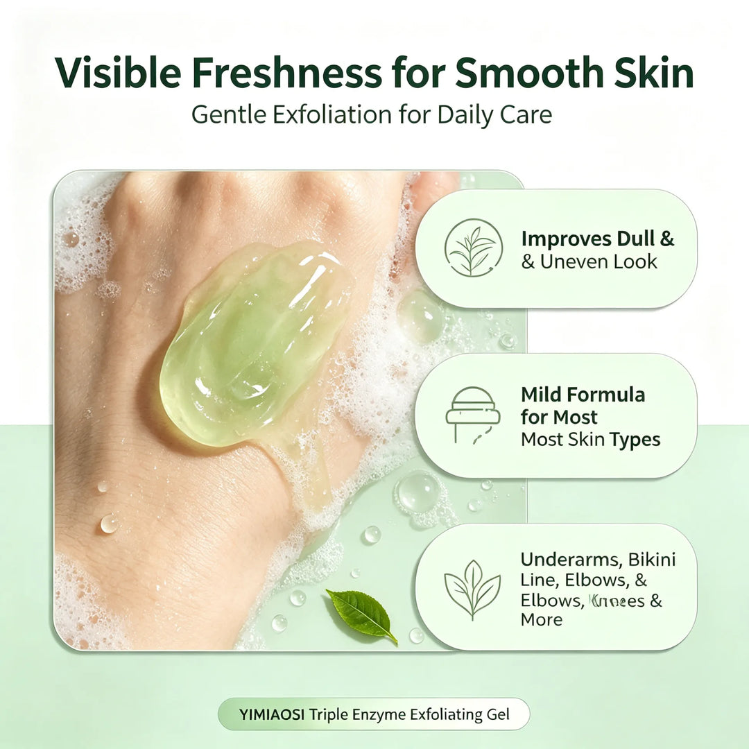 Green Tea Triple Enzyme Peeling Gel for Dark & Intimate Areas