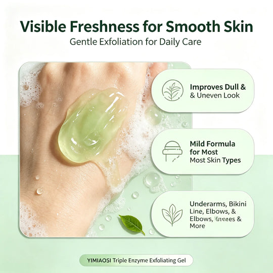 Green Tea Triple Enzyme Peeling Gel for Dark & Intimate Areas