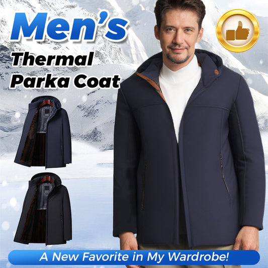 🖤Black Friday Sale:54% OFF🖤Men’s Thermal Thick Hooded Parka Coat