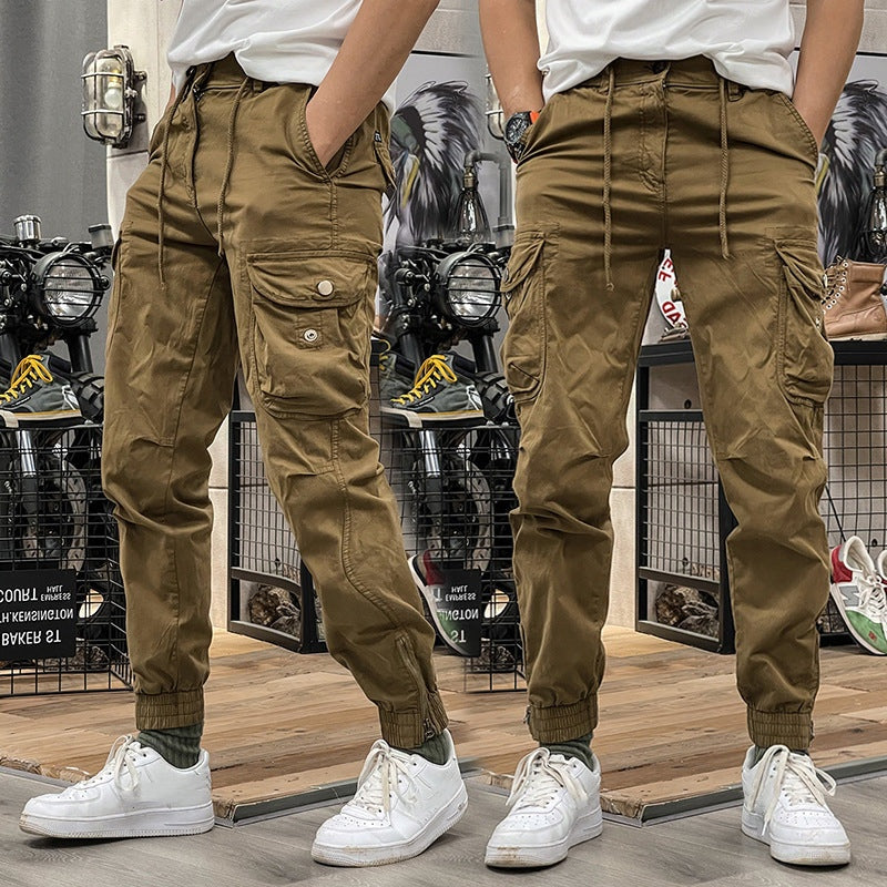 👖Men's Multi-Pockets Drawstring Elastic Waist Cargo Pants & 60% OFF 🔥🔥