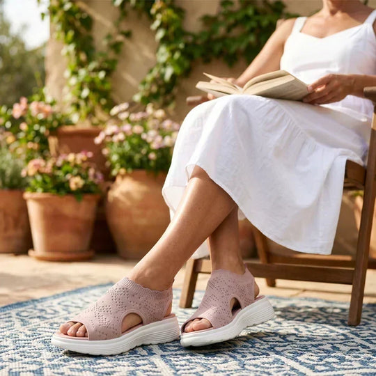 ⏳Time-Limited Special⏰Women's Breathable Knit Platform Sandals
