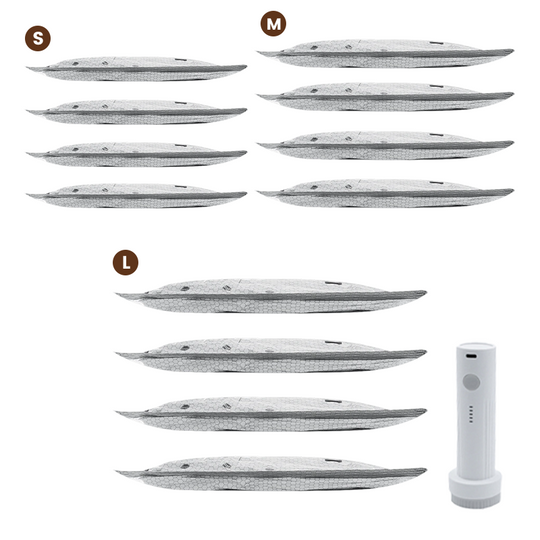 🏆⚡ 50K+ SOLD! Cordless Travel Vacuum Storage Compression Bag