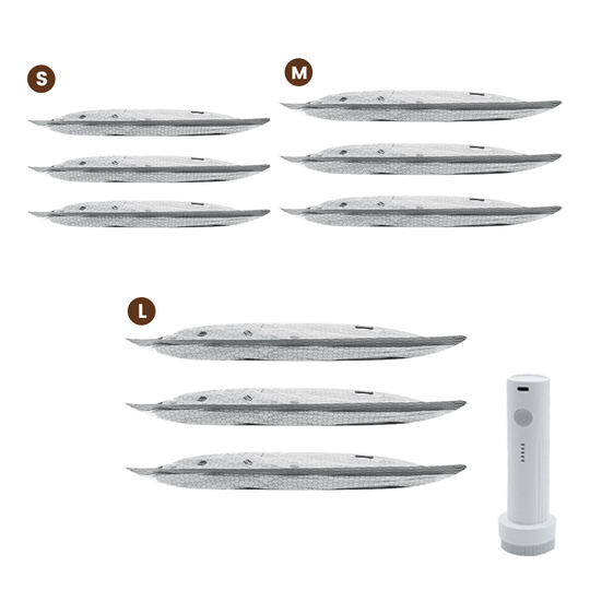 🏆⚡ 50K+ SOLD! Cordless Travel Vacuum Storage Compression Bag