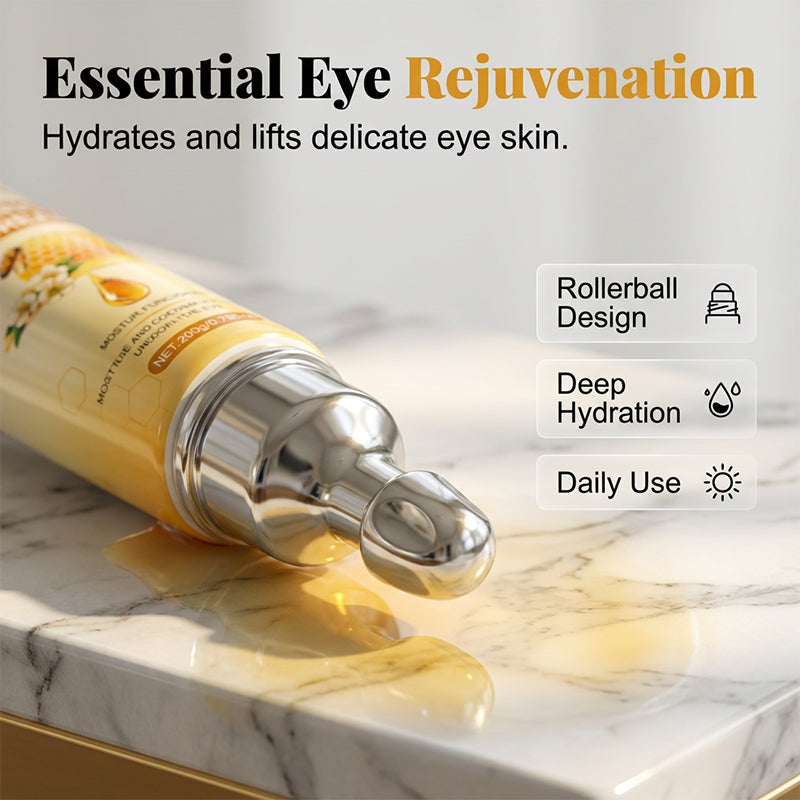Firming Eye Cream with Natural Honey - Reduces Fine Lines & Wrinkles - Daily Use Skincare Routine - 20g - Firming Action & Natural Ingredients