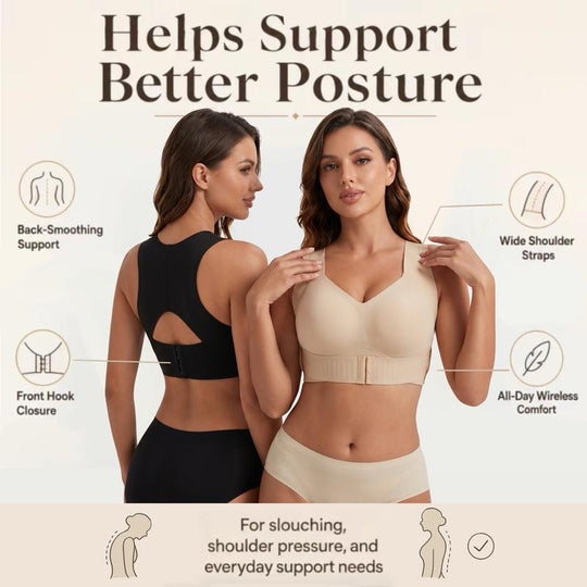 ⚡AlignLift Posture-Perfect Wireless Bra – All-Day Comfort, Breathable & Summer-Ready 💕