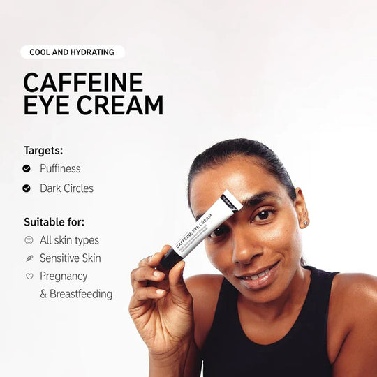 The INKEY List Caffeine Eye Cream | Depuff & Brighten Eyes 15ml