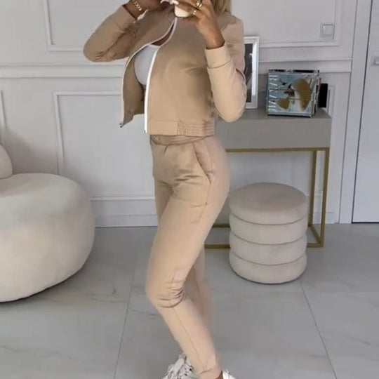 🎉Women's 3-Piece Zip-Up Tracksuits😍 | Cloud Tracksuit | 4-Way Stretch + Wrinkle-Free