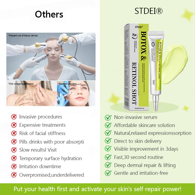 🖤Kara Cuma İndirimi: %40 İNDİRİM🖤**Sanatçının Annesi**👍| Genç cildinize kavuşun 💫STDEI® BOTOKS & VITA A RETINOL SHOT Kırışıklık Giderici Sıkılaştırıcı Krem