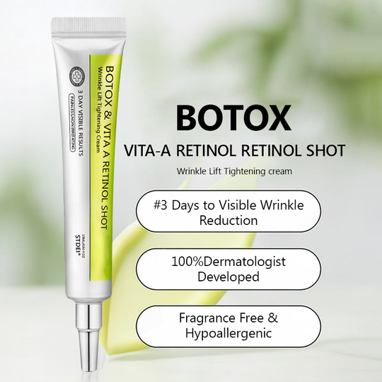 𝑶𝒇𝒇𝒊𝒄𝒊𝒂𝒍 𝑺𝒕𝒐𝒓𝒆👍| Nyerje vissza fiatalos bőrét most 💫STDEI® BOTOX &amp; VITA A RETINOL SHOT Ránctalanító Feszesítő Krém