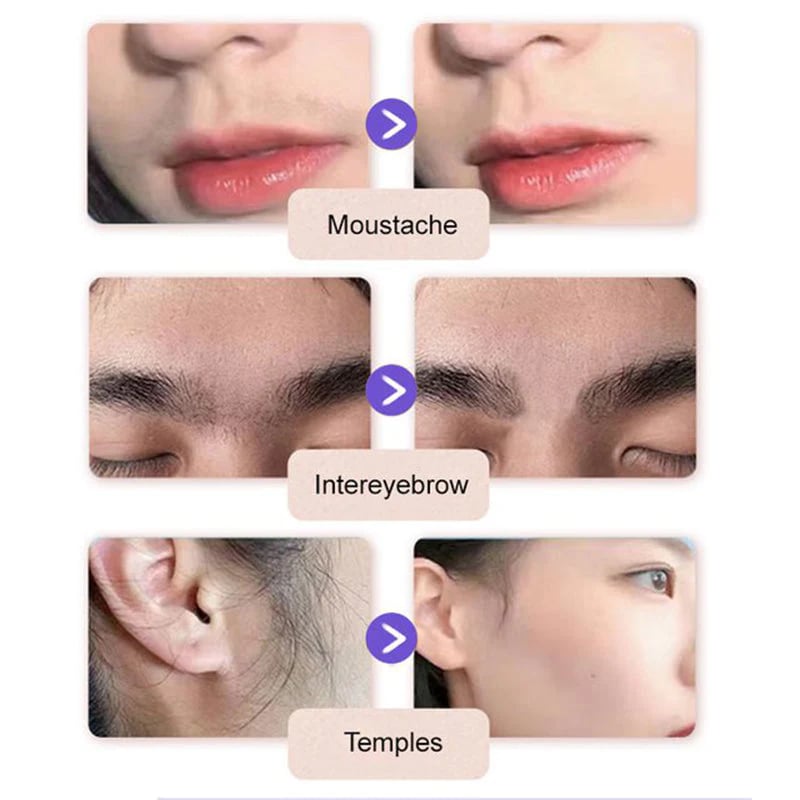 ❤️Finally!  Facial Hair Freedom: Gentle and Painless Facial Hair Removal Cream