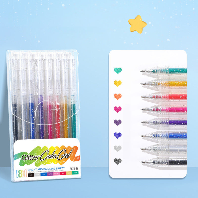 ✨80K+ SOLD!🎁Glitter Gel Pen Set – Smooth Writing 🎨