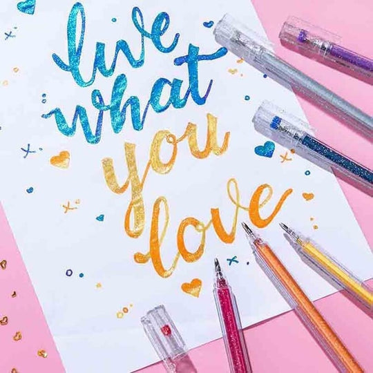 ✨80K+ SOLD!🎁Glitter Gel Pen Set – Smooth Writing 🎨