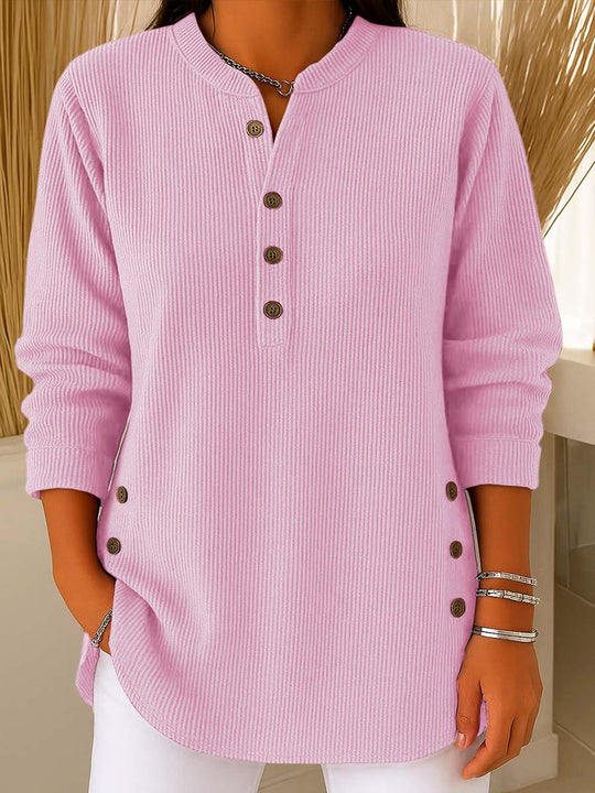 ⏰Last Day Sale 50% Off💃Women's Solid Color Crew Neck Long Sleeve Casual Loose Knit Pullover