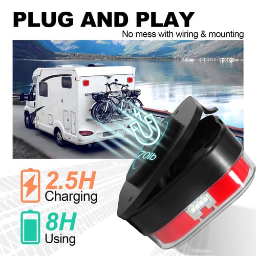 🔥Vânzare fierbinte 50% reducere🔥Lumini magnetice wireless pentru remorcă