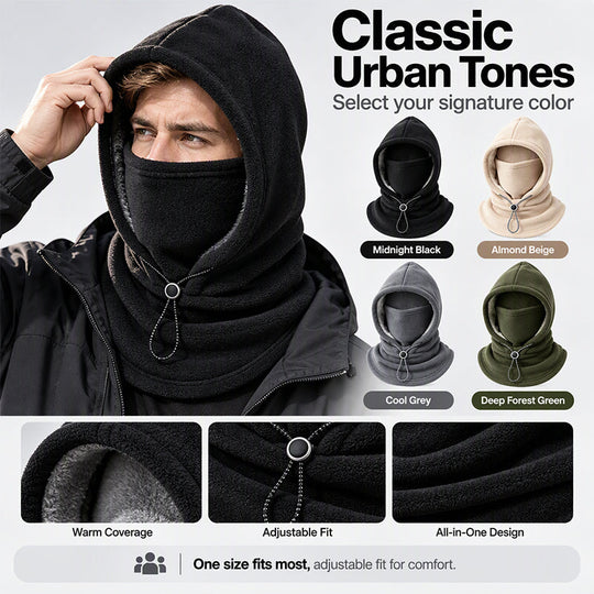 🖤 Black Friday Early Access: 70% OFF 🖤Warm Balaclava with Adjustable Drawstring – Face and Neck Protection