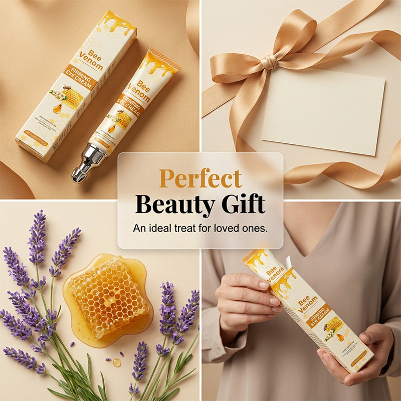 Firming Eye Cream with Natural Honey - Reduces Fine Lines & Wrinkles - Daily Use Skincare Routine - 20g - Firming Action & Natural Ingredients