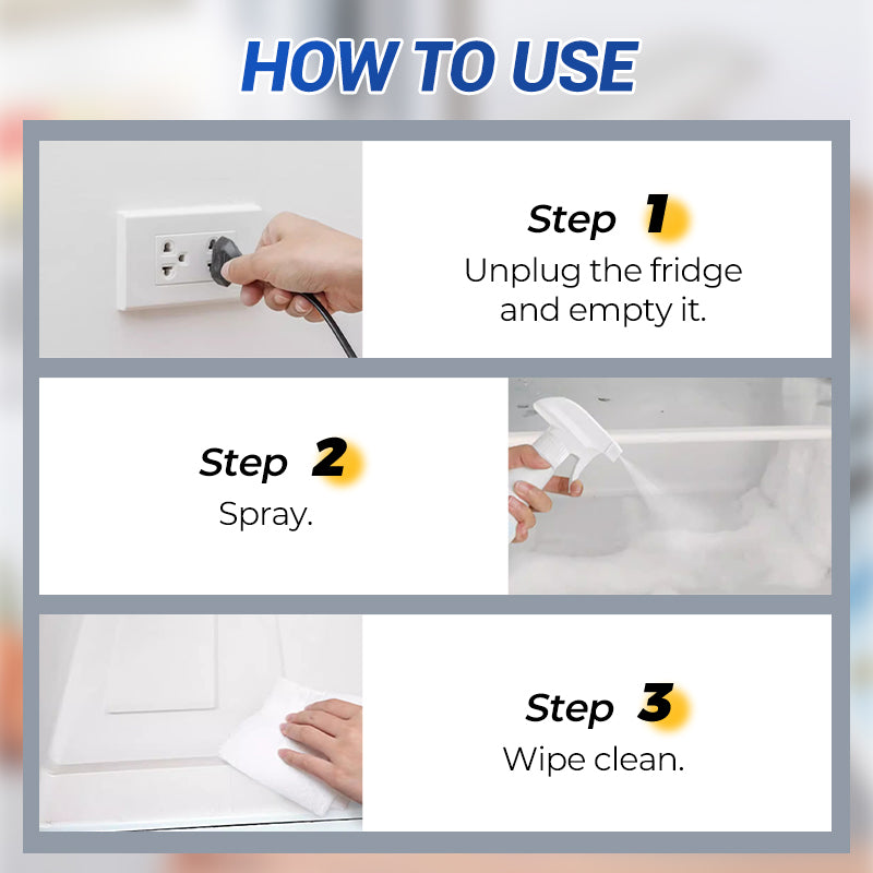 🔥Last Day Promotion 50% OFF - 🧊Defrosting Spray for Fridge Freezer