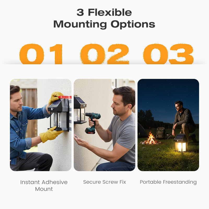 🎉50% OFF🎉SOLAR WALL LIGHT💡-Motion Sensor & Weatherproof, Automatic Dusk to Dawn Operation, Easy Installation for Garden and Pathway🌟