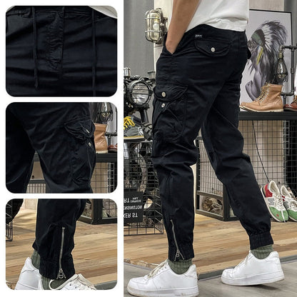 👖Men's Multi-Pockets Drawstring Elastic Waist Cargo Pants & 60% OFF 🔥🔥