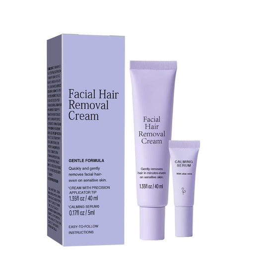 ❤️Finally!  Facial Hair Freedom: Gentle and Painless Facial Hair Removal Cream
