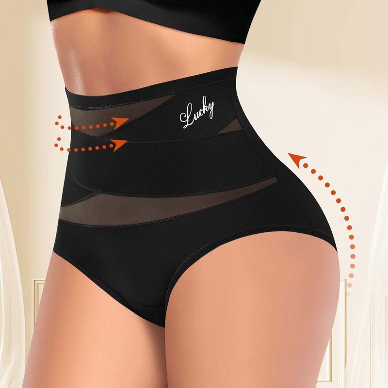 ✨Plus-Size High-Waist Cross Tummy Control Panties