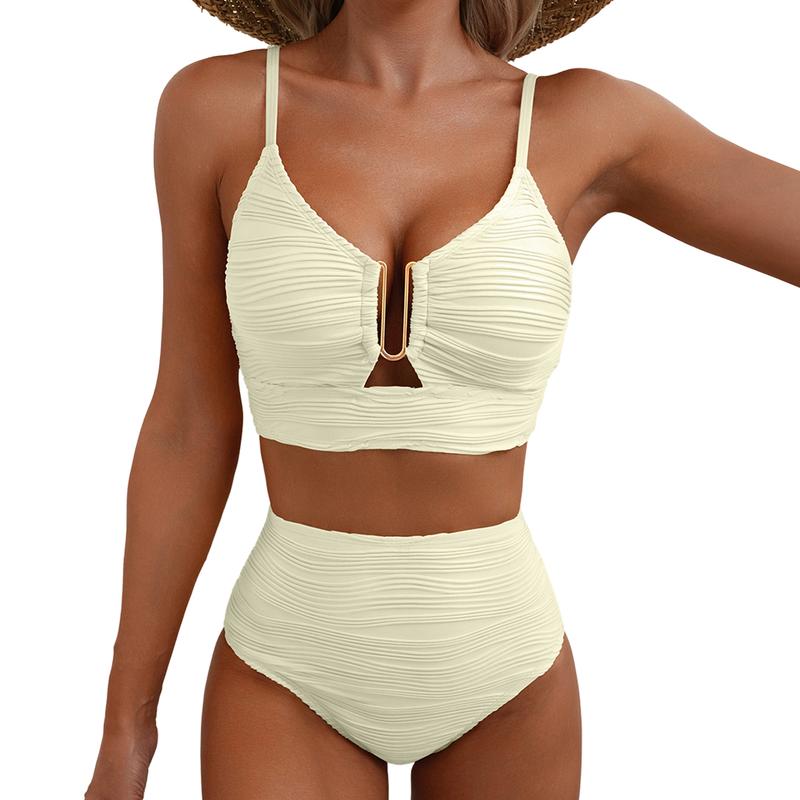 Push Up High Waist Bikini for kvinner