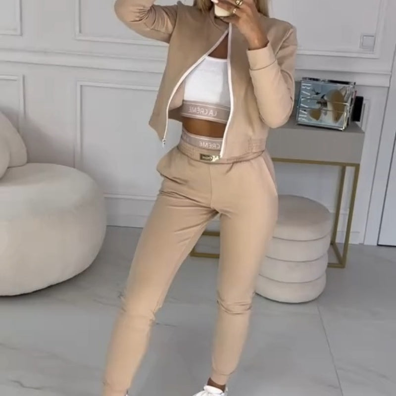 🎉Women's 3-Piece Zip-Up Tracksuits😍 | Cloud Tracksuit | 4-Way Stretch + Wrinkle-Free