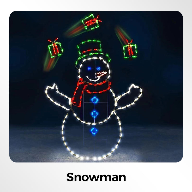 Playful Animated Snowball Light