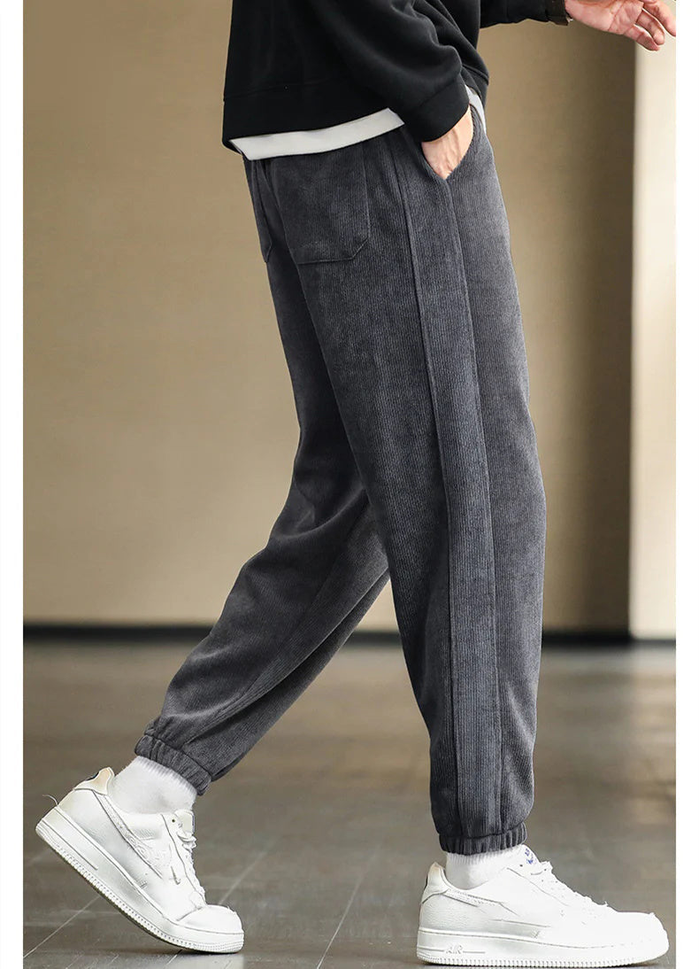 🎁Christmas sale🎅Fashion Corduroy Fabric Men's Casual Soft Pants